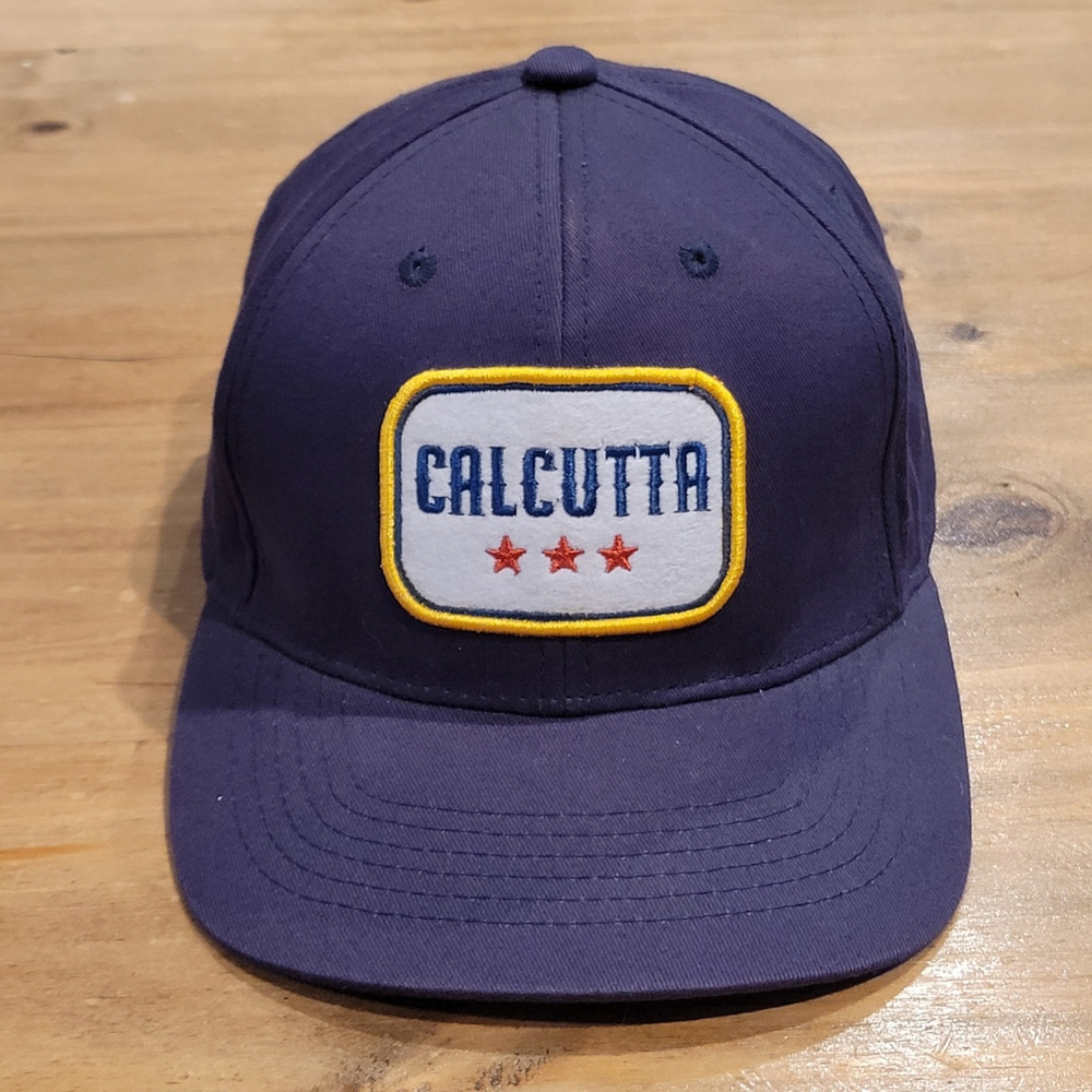 Calcutta Hat Snapback Blue Patch One Size Adjustable Fishing Outdoor